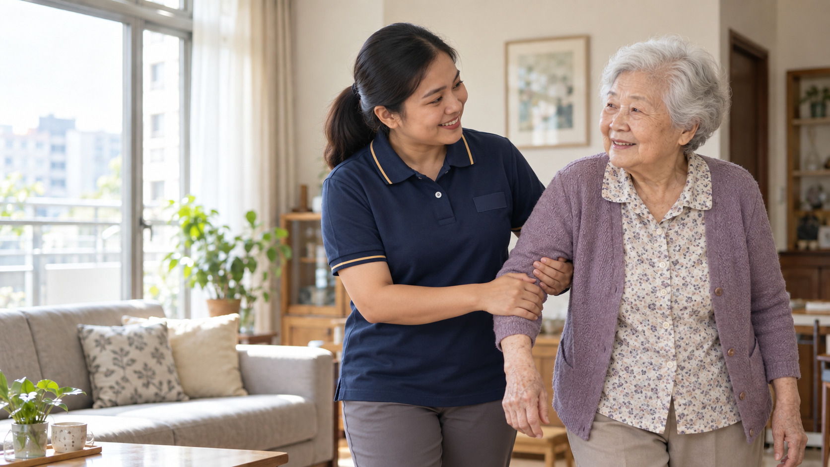 family-caregiver服務情境示意圖